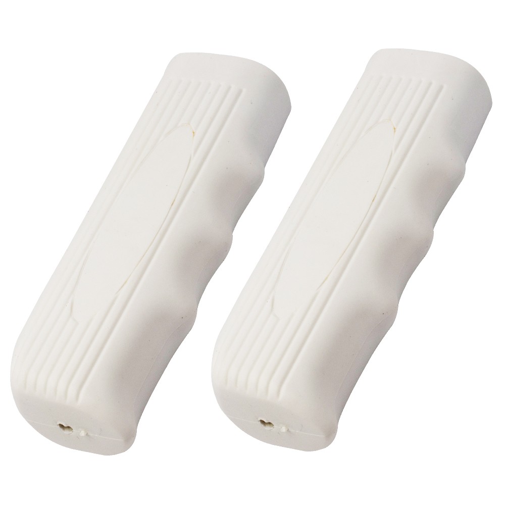 CRUISER CUSHION VINTAGE OG SCHWINN STINGRAY BICYCLE HADLEBAR WHITE GRIPS