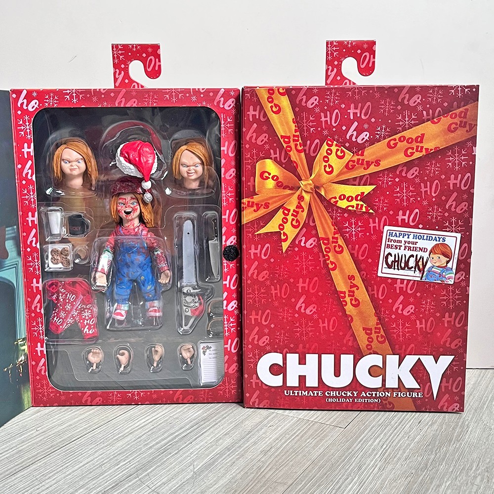 Chucky Figure Anime Christmas outfit Child\'s play figures Model Toys Christmas Chucky Figure Anime Christmas outfit Child\'s play figures Model Toys Christmas
