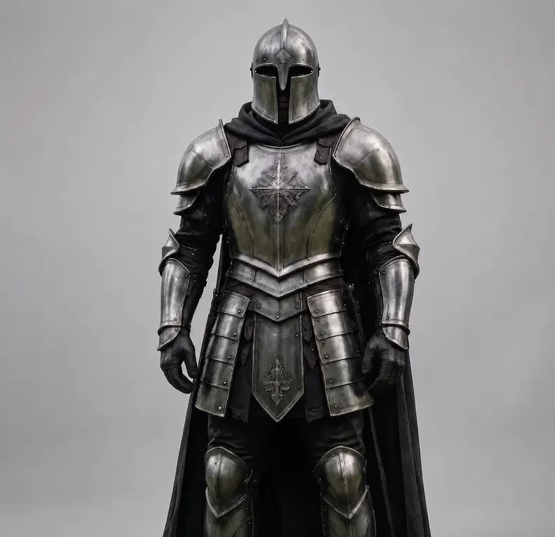 Medieval Knight Full Armor Suit – Handmade Steel Plate Armor, LARP Cosplay 