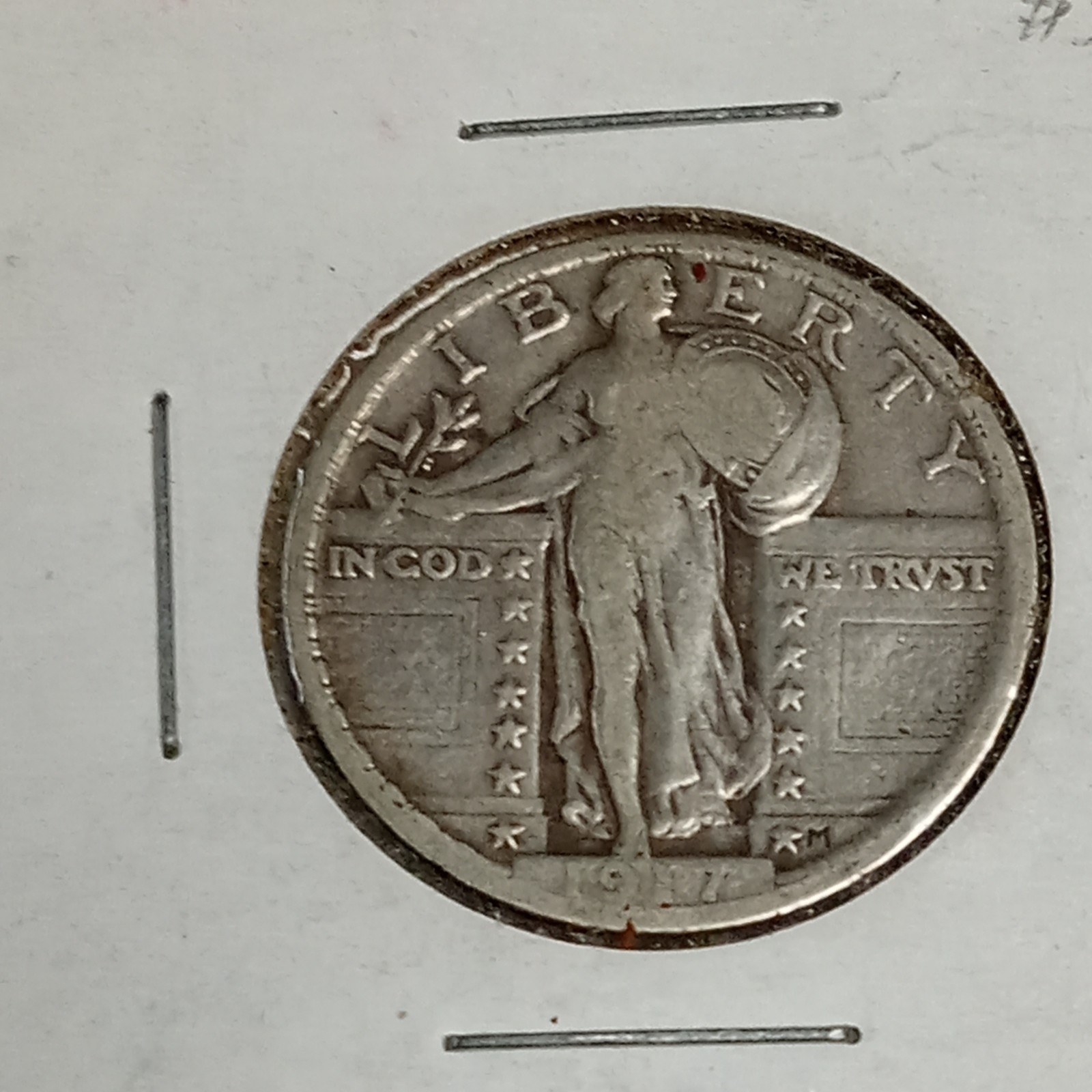1917-s Standing Liberty Quarter  Type 2 