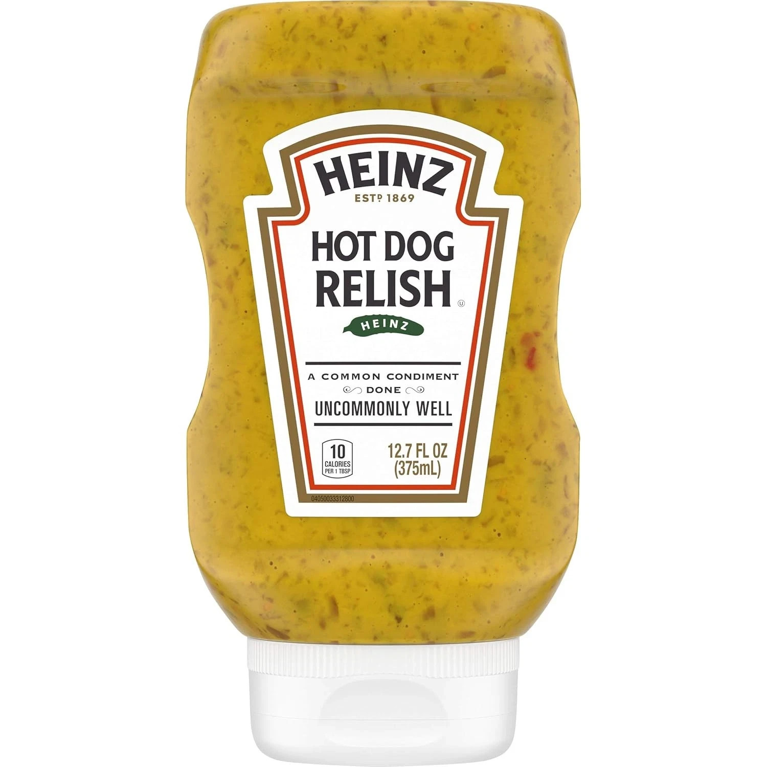 Heinz Hot Dog Relish 12.7 fl oz Hot Dog Condiment for Dogs Bottled Relish