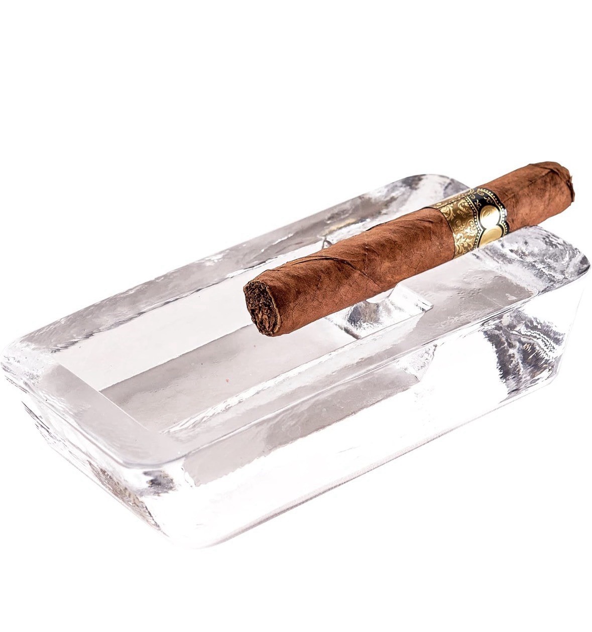 Cigar Ashtray Big Ashtrays for Cigarettes Large Heavy Glass Timeless Design Cigar Ashtray Big Ashtrays for Cigarettes Large Heavy Glass Timeless Design