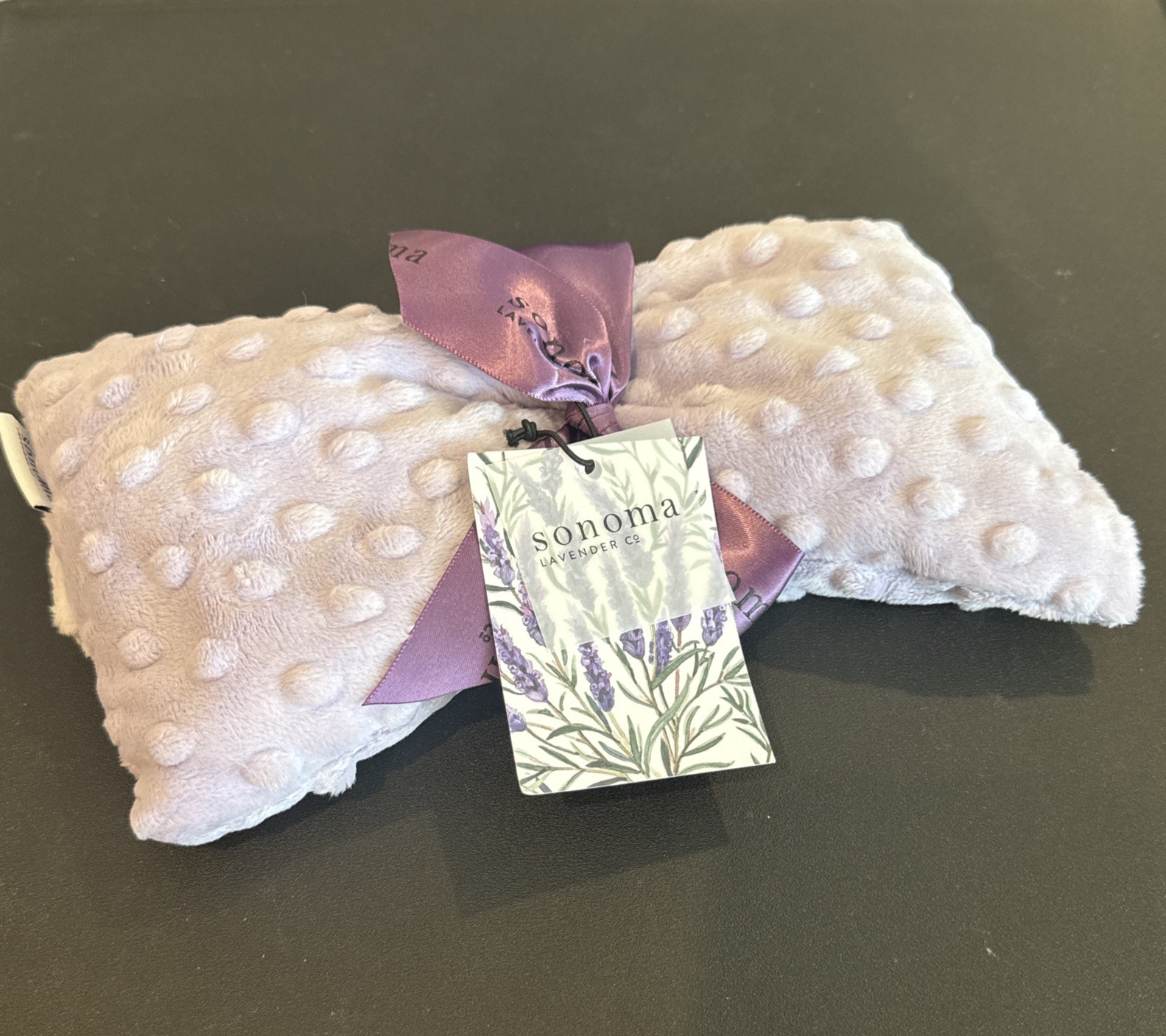 Sonoma Lavender Spa Eye Mask Lilac Dot Microwaveable Relaxation Mask NWT Sonoma Lavender Spa Eye Mask Lilac Dot Microwaveable Relaxation Mask NWT