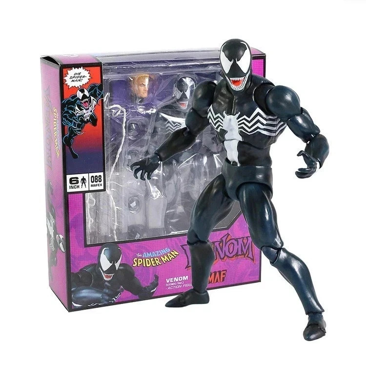 MAFEX 088 1/12 Amazing Spider-Man Venom Comic Version Action Figure Set