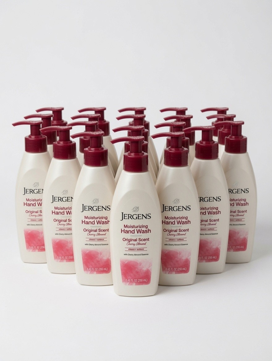 20 Bottles Jergens Hand Wash Original Scent Cherry Almond 8.45oz - DISCONTINUED 20 Bottles Jergens Hand Wash Original Scent Cherry Almond 8.45oz - DISCONTINUED