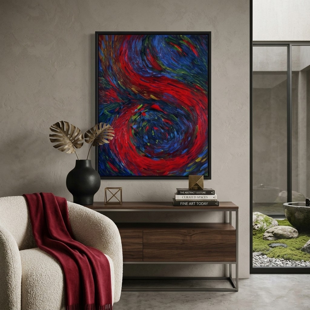Original Abstract Oil Painting \