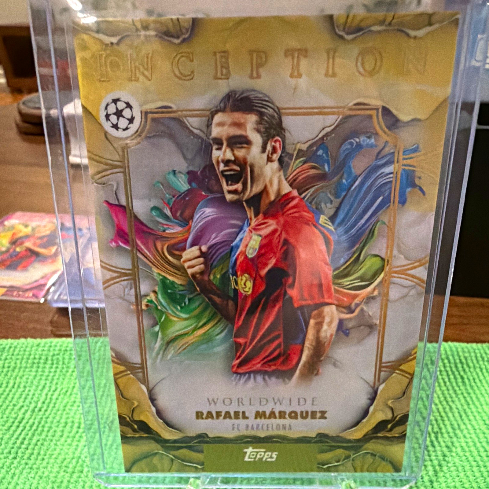 Topps UCL Inception 2019 Worldwide Rafael Márquez FC Barcelona #98 /50