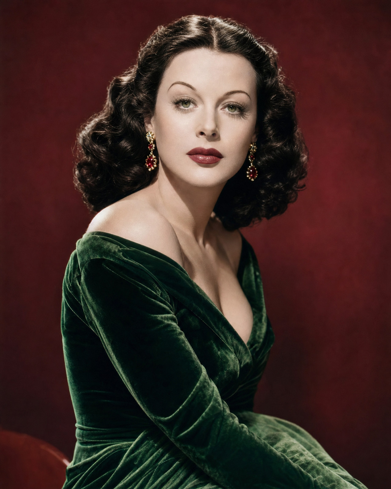 Hedy Lamarr Technicolor Jewel Hollywood Portrait Art/600271360