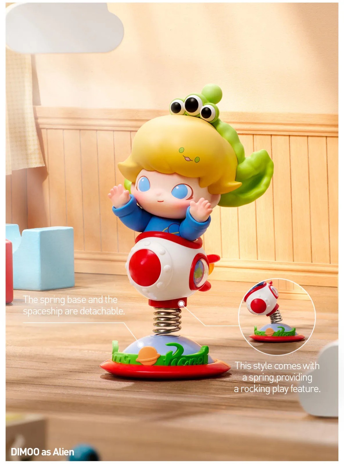 POP MART DIMOO WORLD x PIXAR Series Confirmed Figure Sealed Bag NEW in Open Box