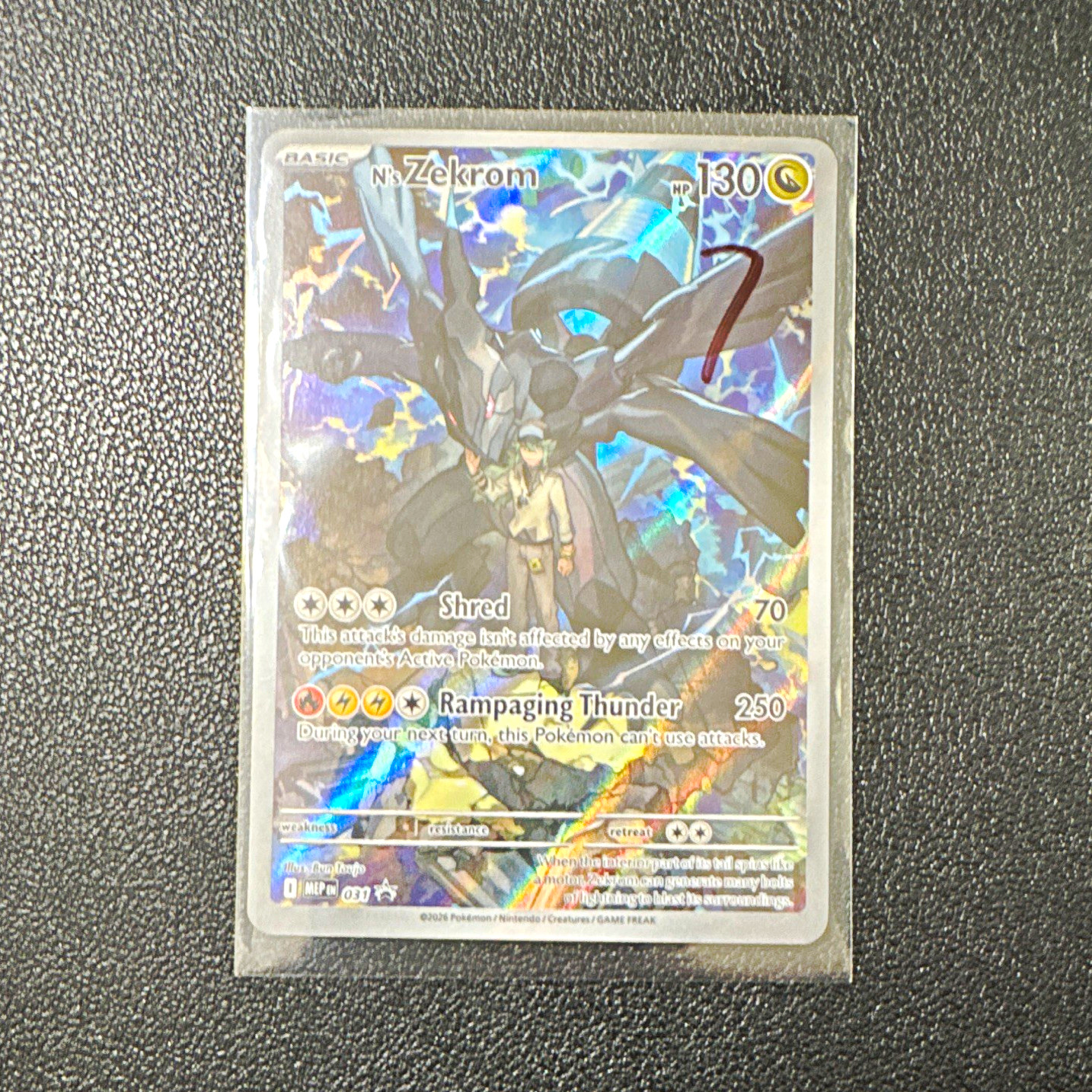 N\'s Zekrom 031/078 Holo Full Art Rare Holo Pokemon GO Pokemon TCG English