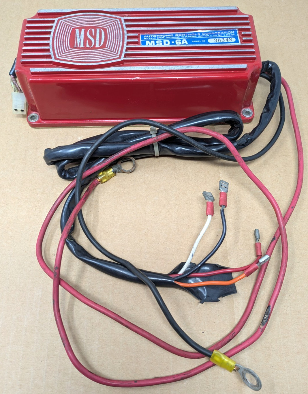 Vintage 1980\'s MSD 6A Ignition Box 6200 Multiple Spark Discharge Used UNESTED Vintage 1980\'s MSD 6A Ignition Box 6200 Multiple Spark Discharge Used UNESTED
