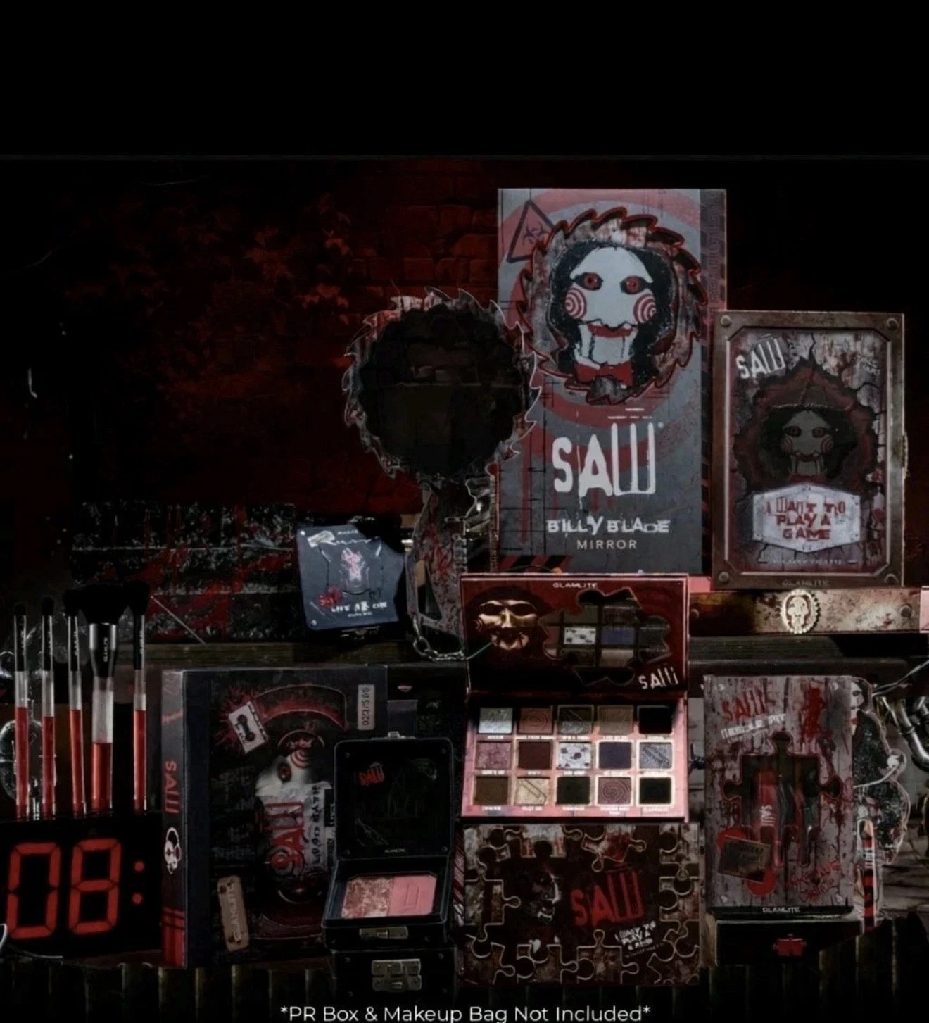 SAW X GLAMLITE 5 PIECE MAKE UP COLLECTION LIMITED EDITION