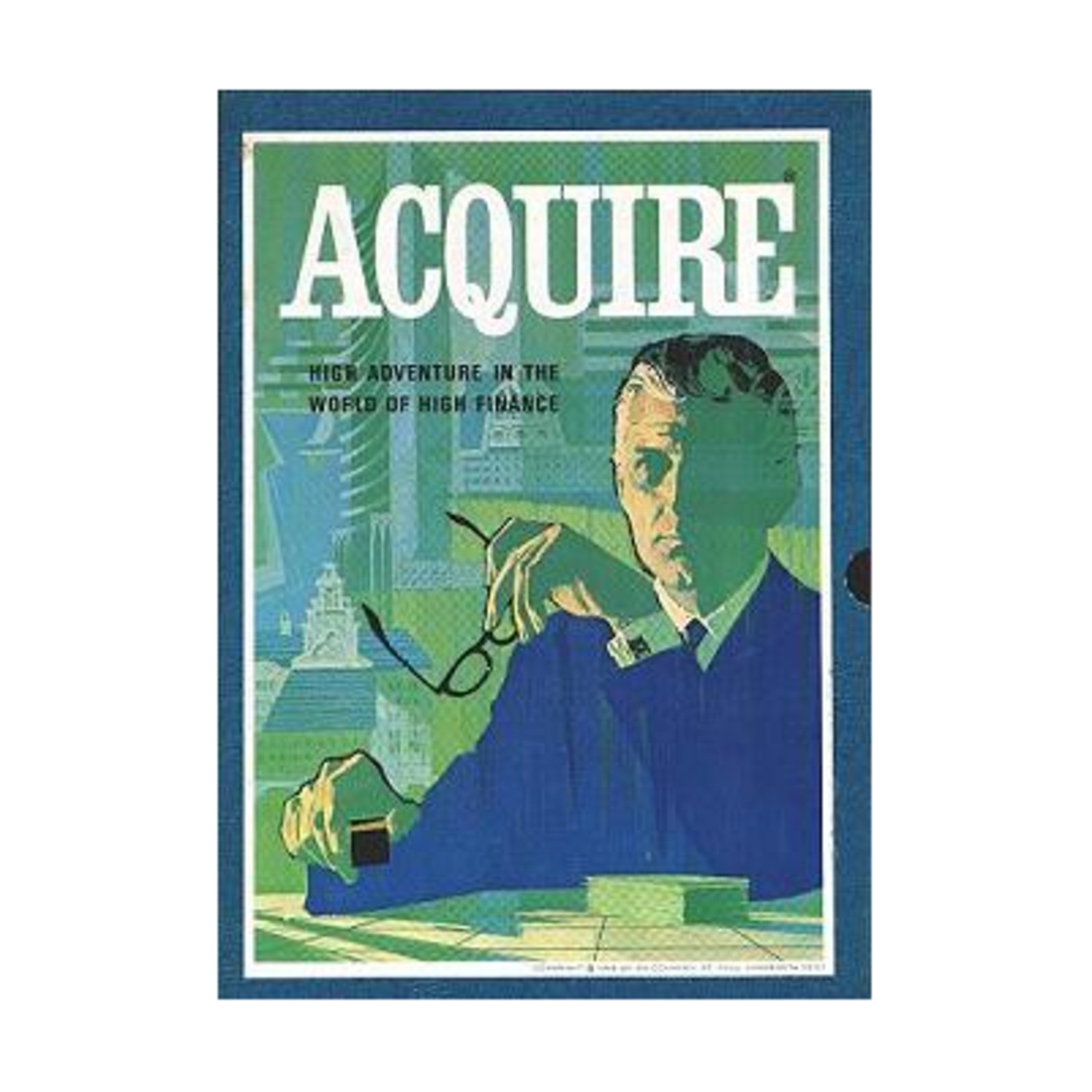 3M Boardgame Acquire (1968 Ed) Box VG+