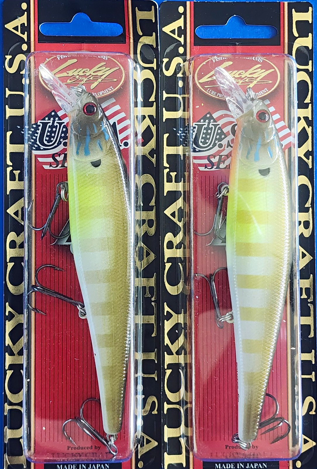 2pk Lucky Craft Pointer 128 SP Suspending Jerkbait 5in 1oz Multicolor 5ft 2pk Lucky Craft Pointer 128 SP Suspending Jerkbait 5in 1oz Multicolor 5ft