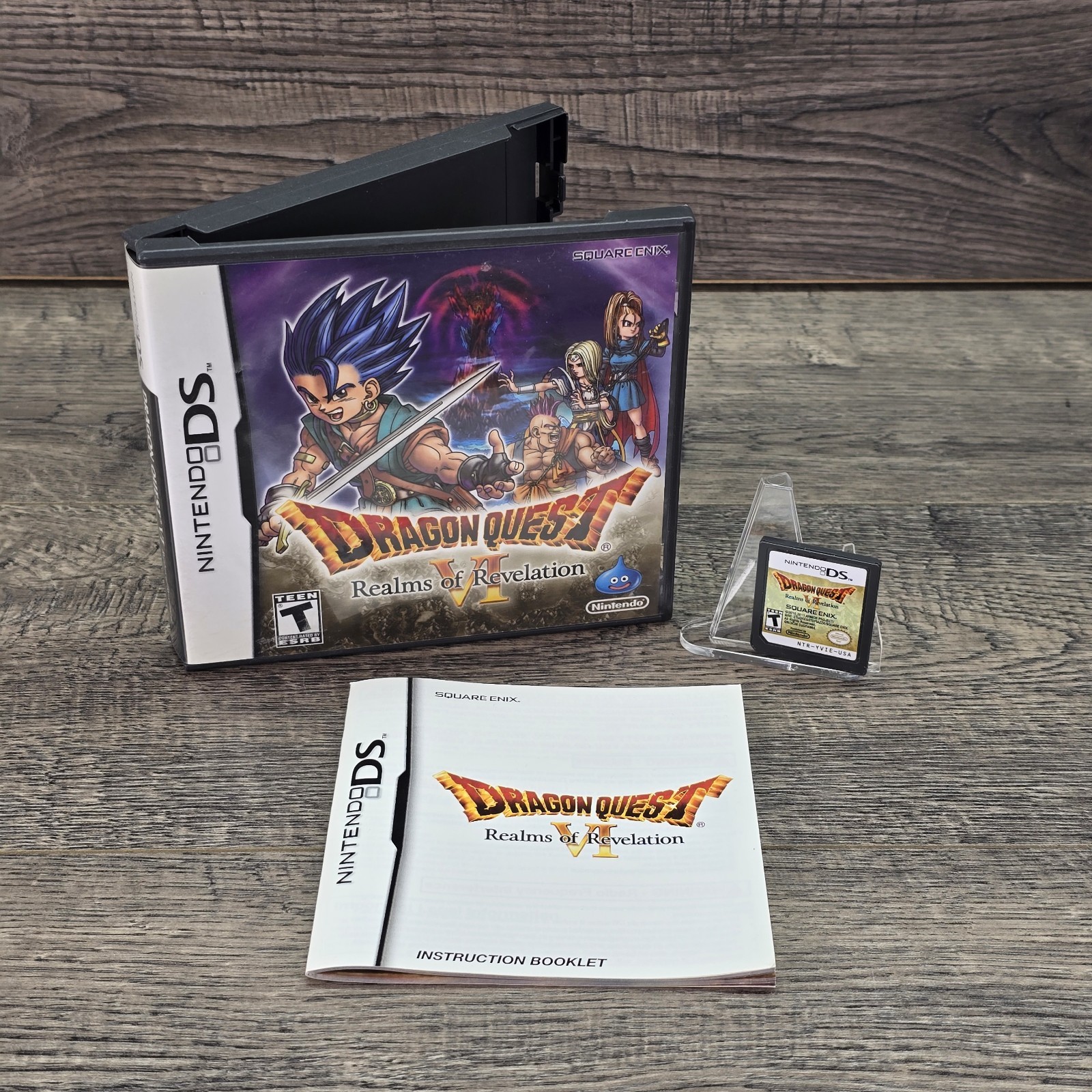 Dragon Quest VI Realms of Revelation Nintendo DS Complete CIB Authentic 