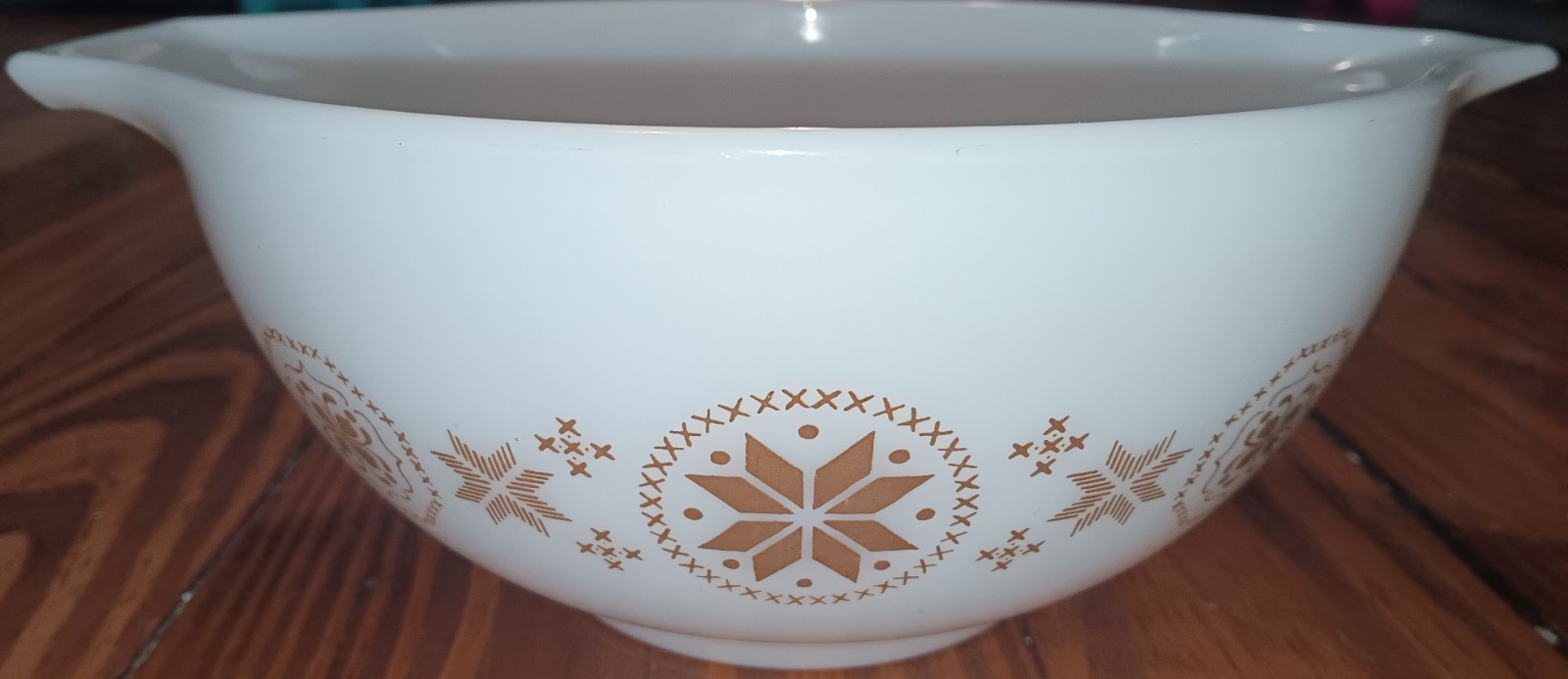 Vintage Pyrex 442 1-1/2 Qt Town And Country Cinderella Nesting Bowl Made In USA