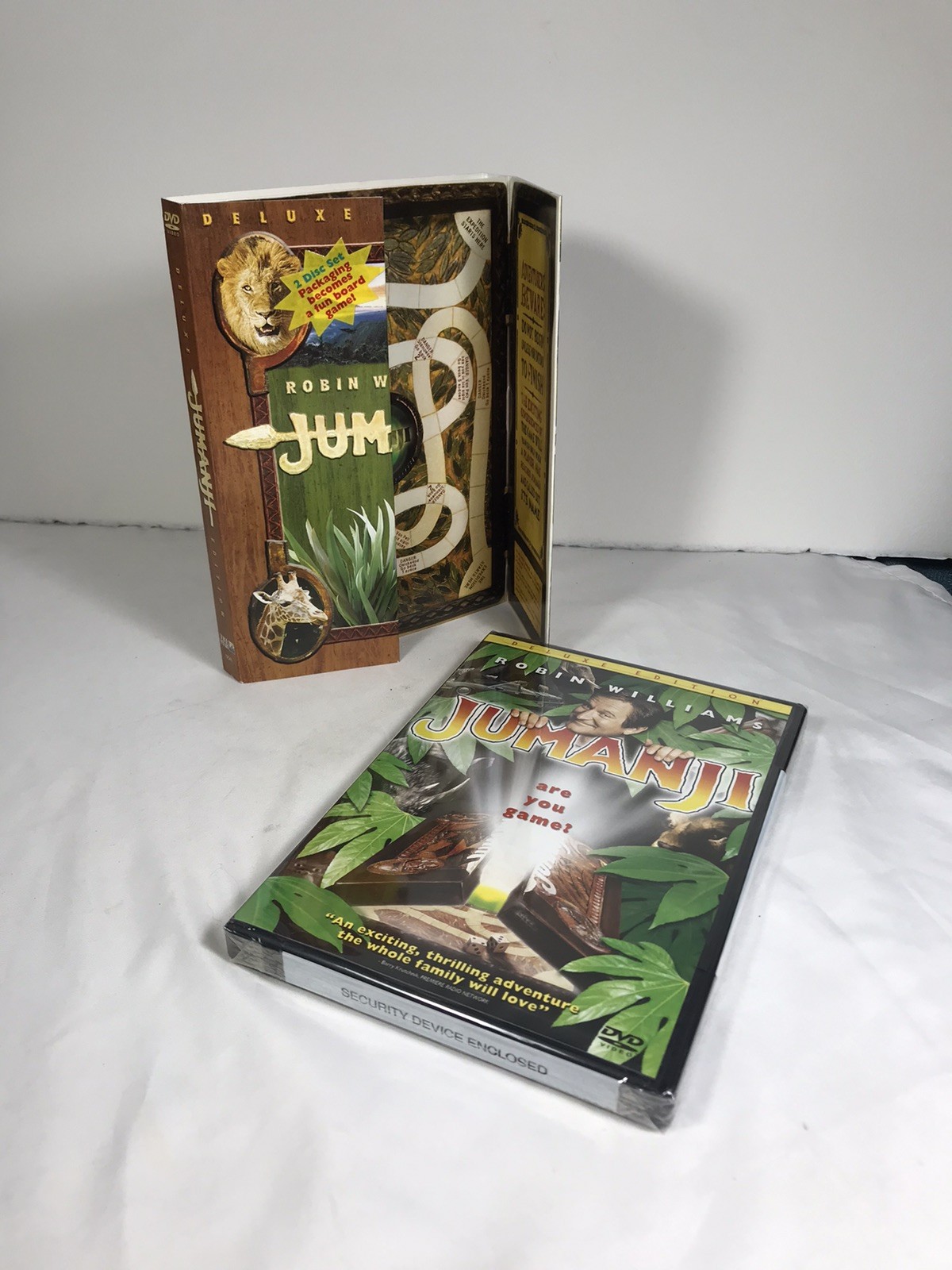 Rare Edition Jumanji DVD 2 Disc (2005) Special Game Board Case Sealed New