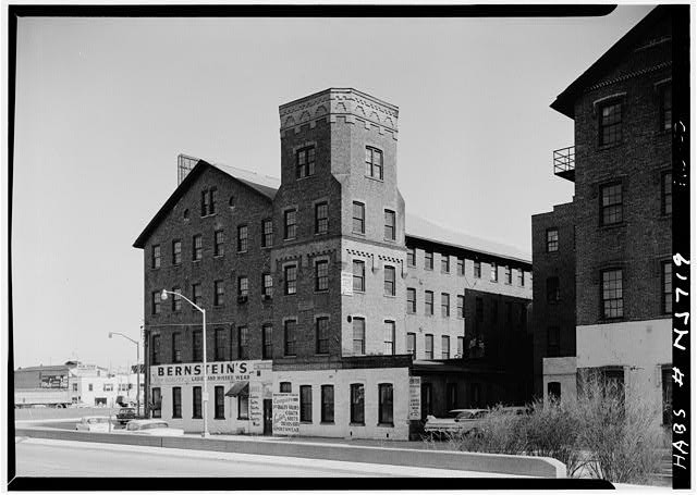 Photo:New Brunswick NJ 1960 New Jersey Rubber Shoe Company Stair Tower