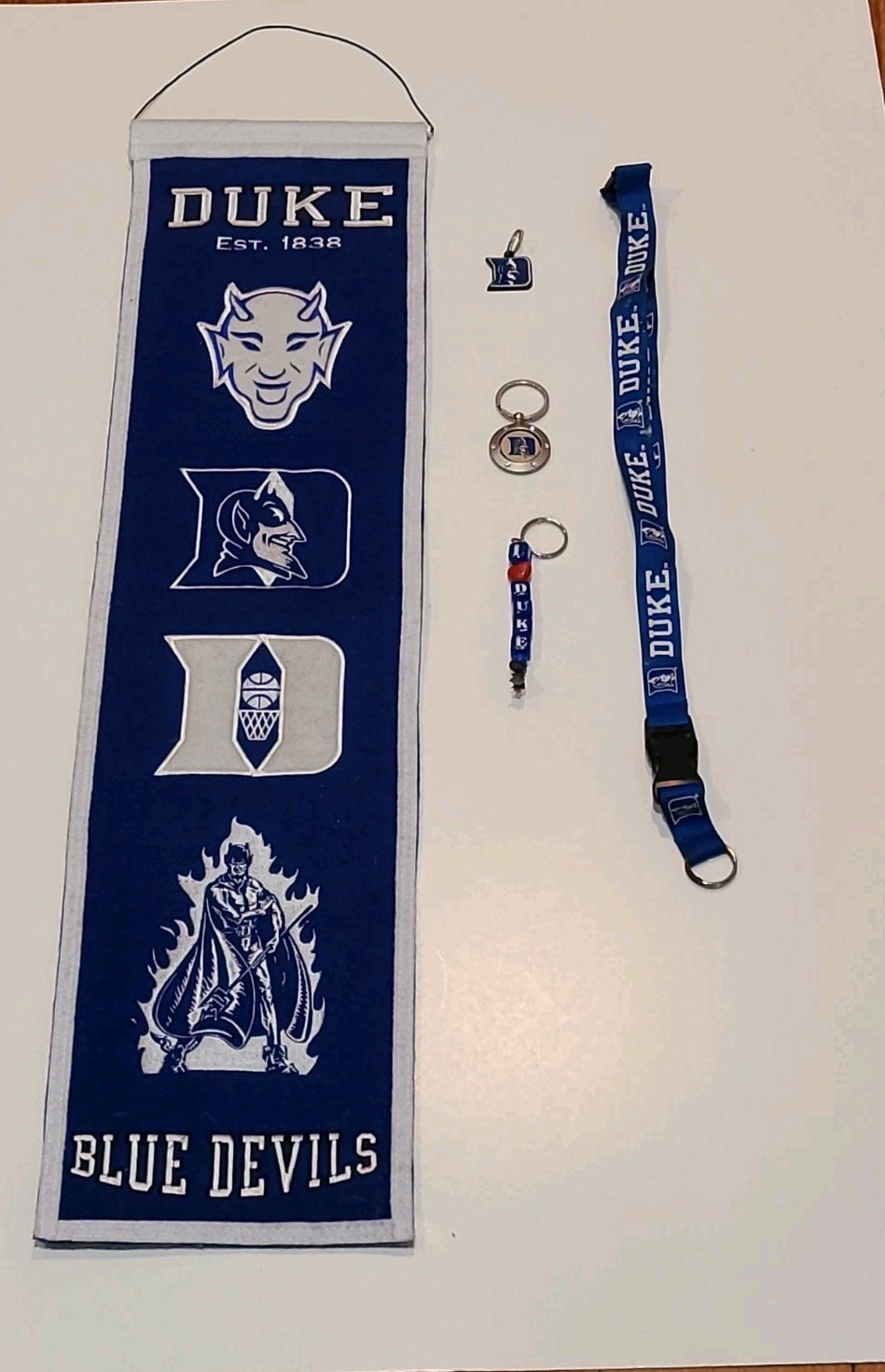 Vintage Duke University Blue Devils Souvenir Lot