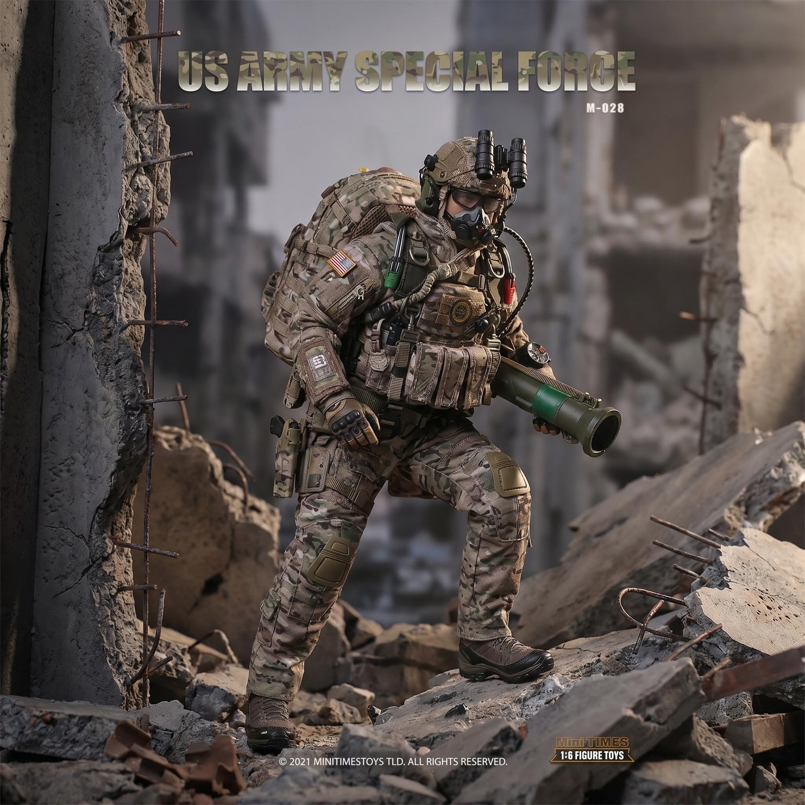 HiPlay MiniTimes 1/6 U.S. Army Special Forces Action Figures M028 HiPlay MiniTimes 1/6 U.S. Army Special Forces Action Figures M028