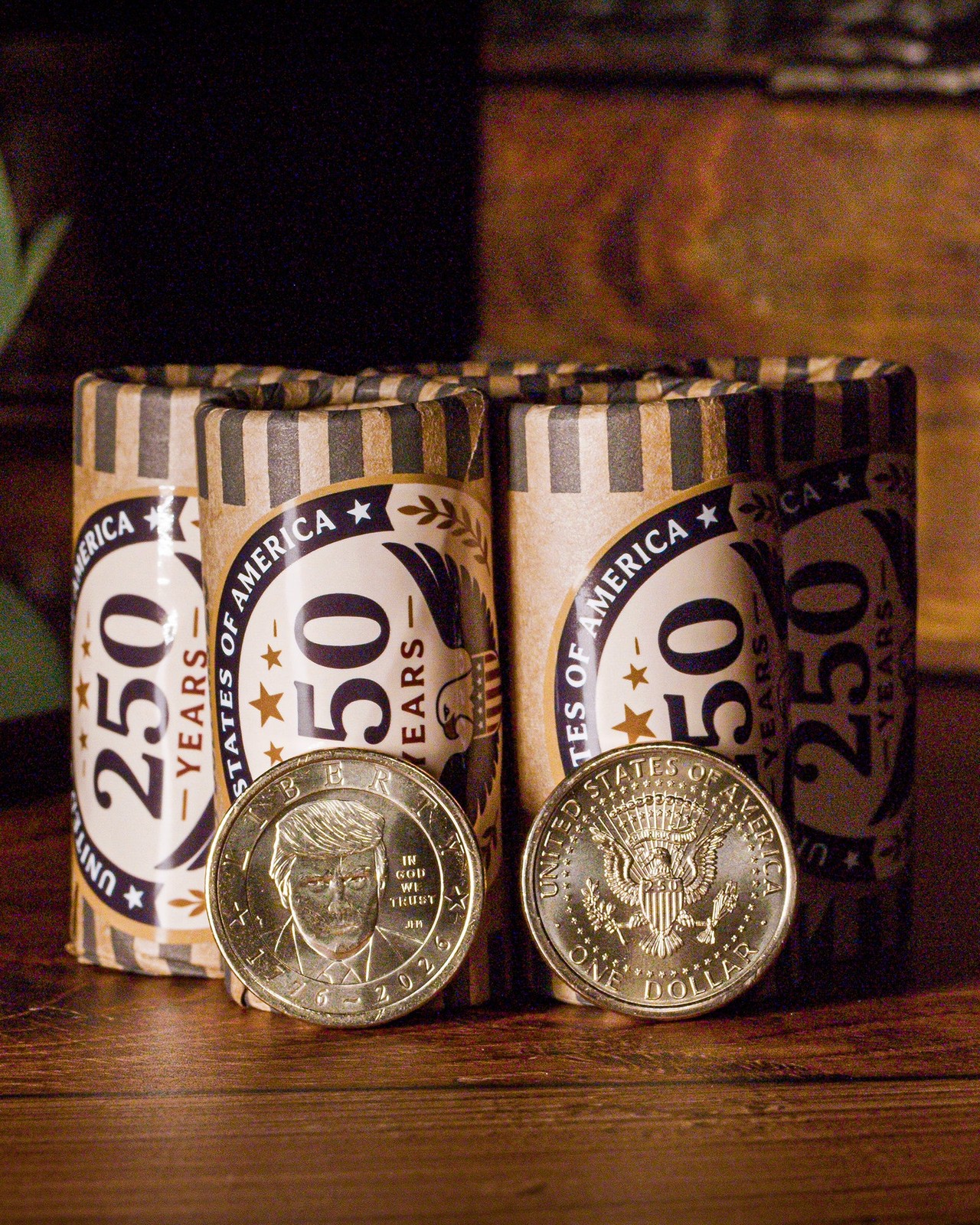 2026 P President Donald J. Trump Liberty $1 Dollar | 25-Coin Roll