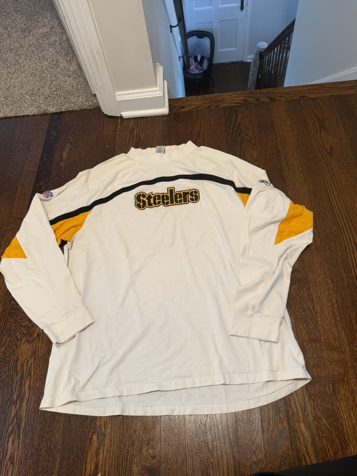 Mens Pittsburgh Steelers Reebok Mock Neck size 3XL