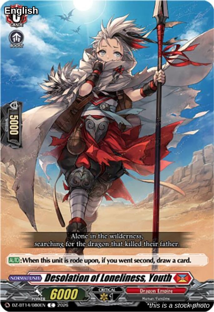Desolation of Loneliness, Youth [DZ-BT14 - DZ-BT14/080EN] Cardfight Vanguard ...