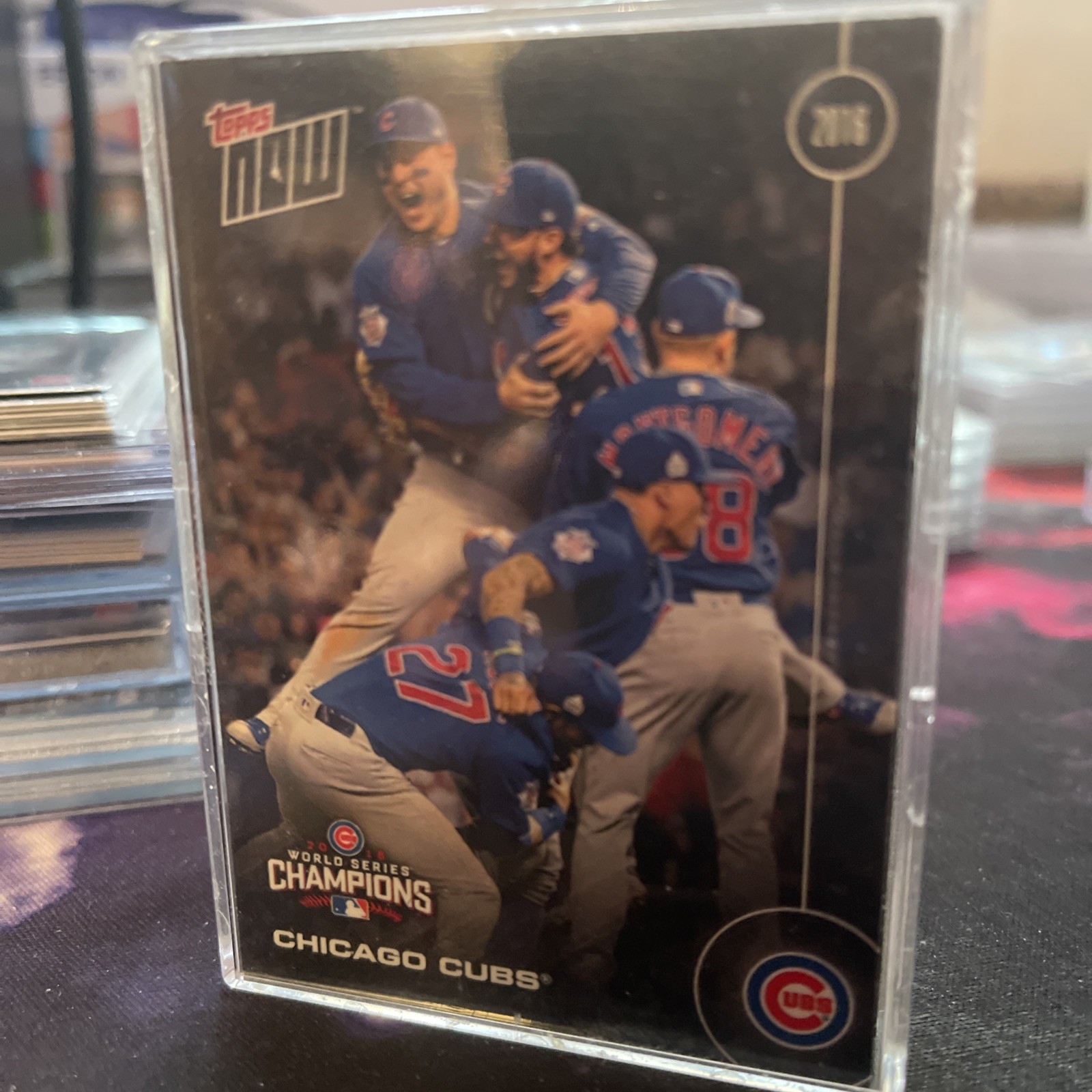 2016 Topps Now - Topps Online World Series Chicago Cubs #WS-1 
