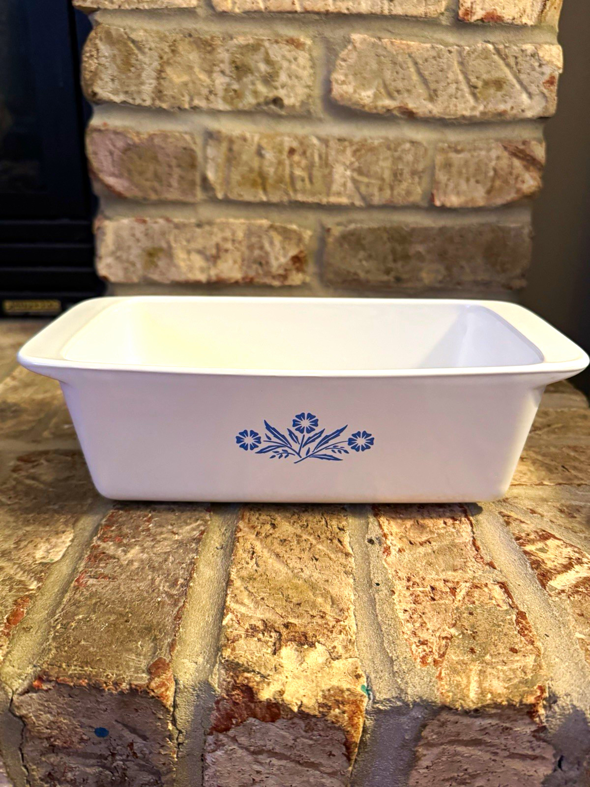 CorningWare Blue Cornflower P-315 Glass Rectangular Baking Dish 1.5 Qt CorningWare Blue Cornflower P-315 Glass Rectangular Baking Dish 1.5 Qt