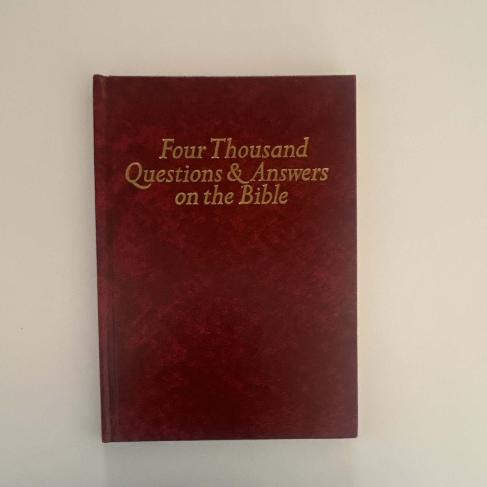 Broadman Press Four Thousand Questions & Answers on the Bible HC Reprint 1980 Broadman Press Four Thousand Questions & Answers on the Bible HC Reprint 1980