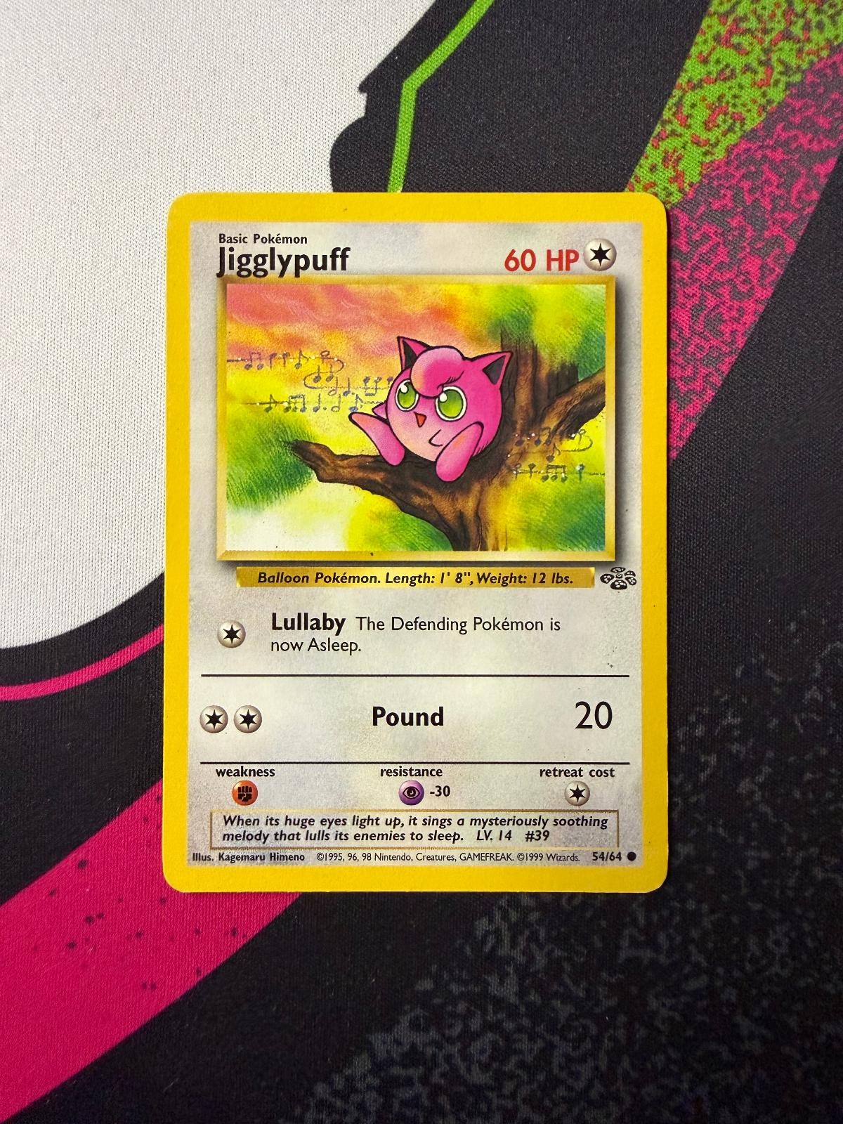 JIGGLYPUFF 54/64 JUNGLE Unlimited Common Pokemon