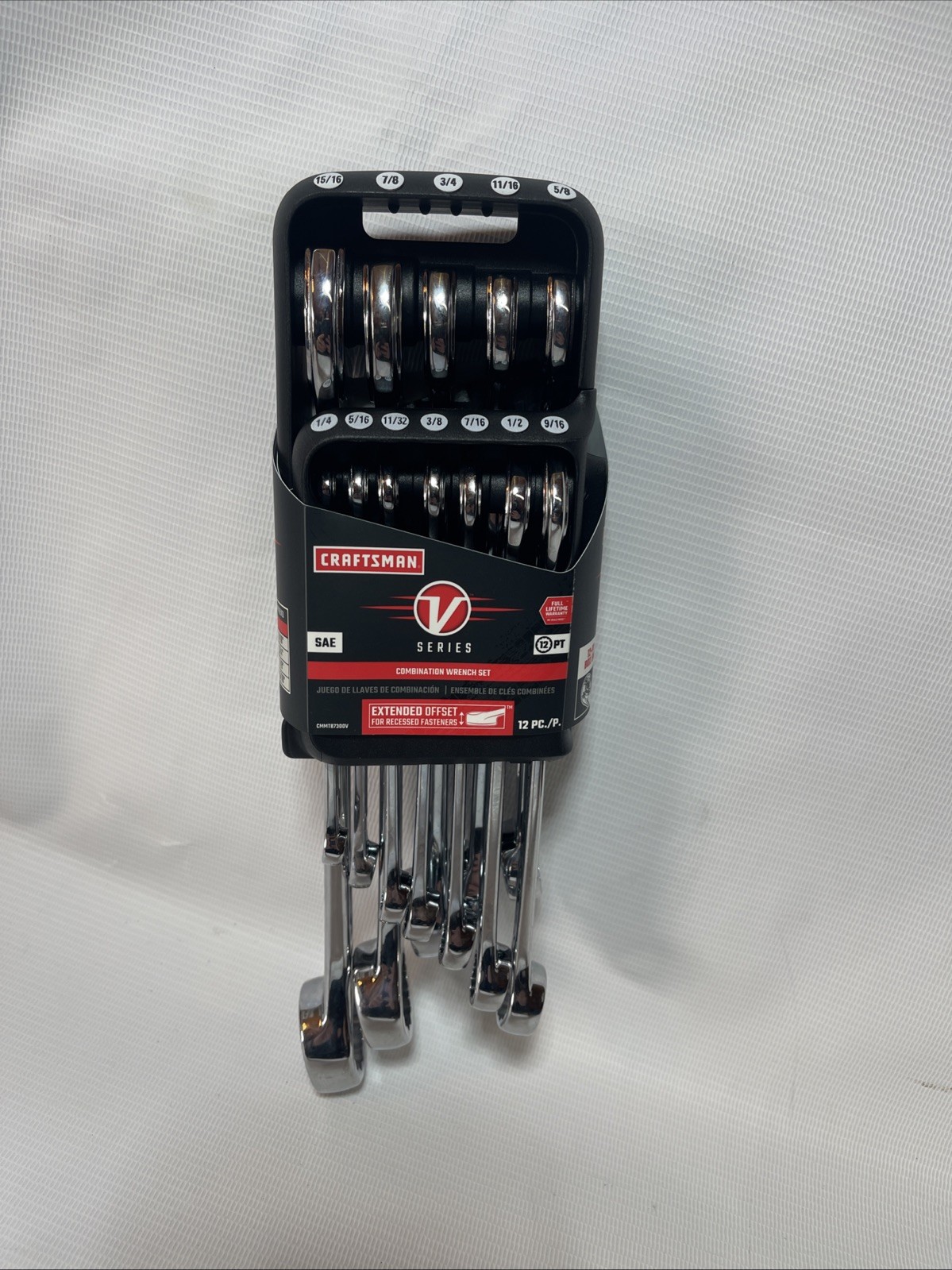 Craftsman 12 Pc V-Series Combination Wrench Sae (CMMT87300V) New