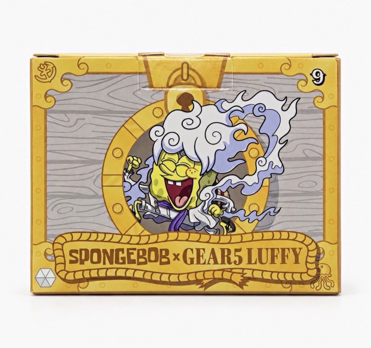 2026 McDonald\'s Happy Meal SpongeBob x One Piece Toy#09-Spongebob & Gear 5 Luffy
