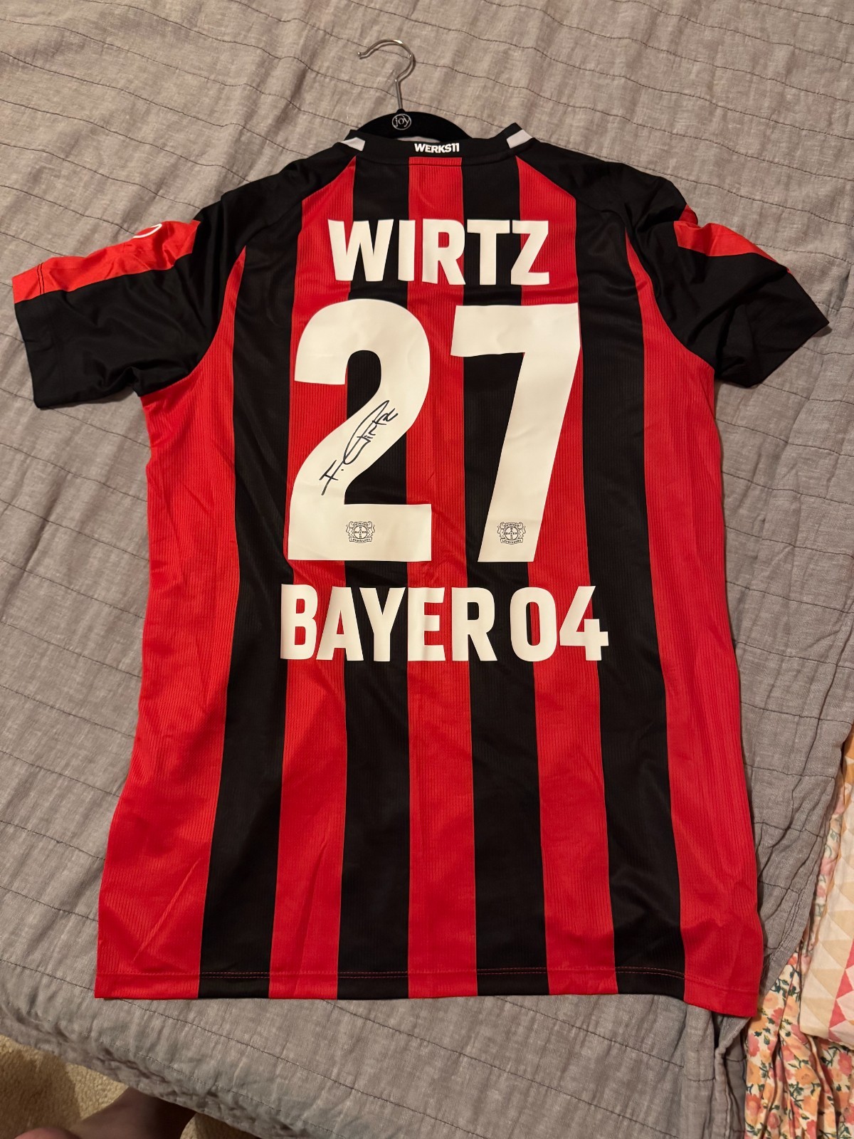 Florian Wirtz Autographed Jersey Authentic Leverkusen Liverpool Adult L LARGE