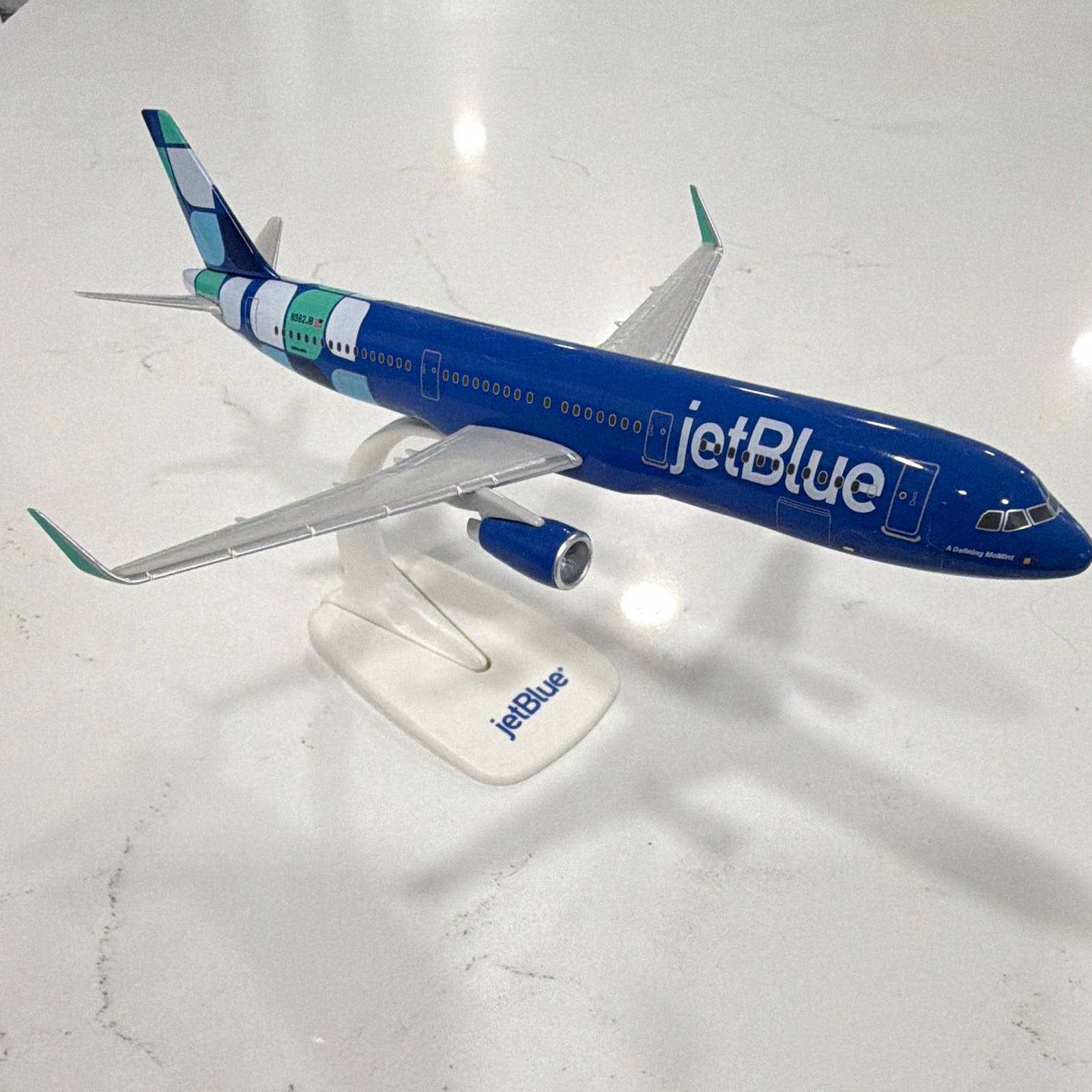 JetBlue Aircraft Model Airplane with Display Stand - JetBlue Livery