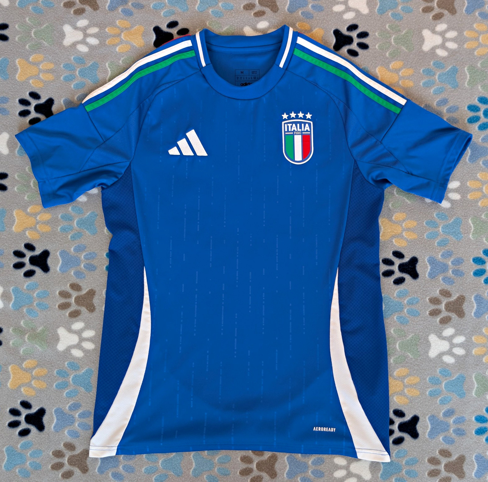 adidas Italy National Team Soccer Jersey 2024 Size M