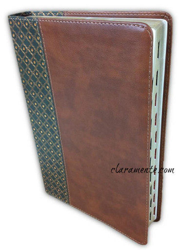 Biblia de Estudio Scofield RV1960 imit piel verde y castano con indice Biblia de Estudio Scofield RV1960 imit piel verde y castano con indice