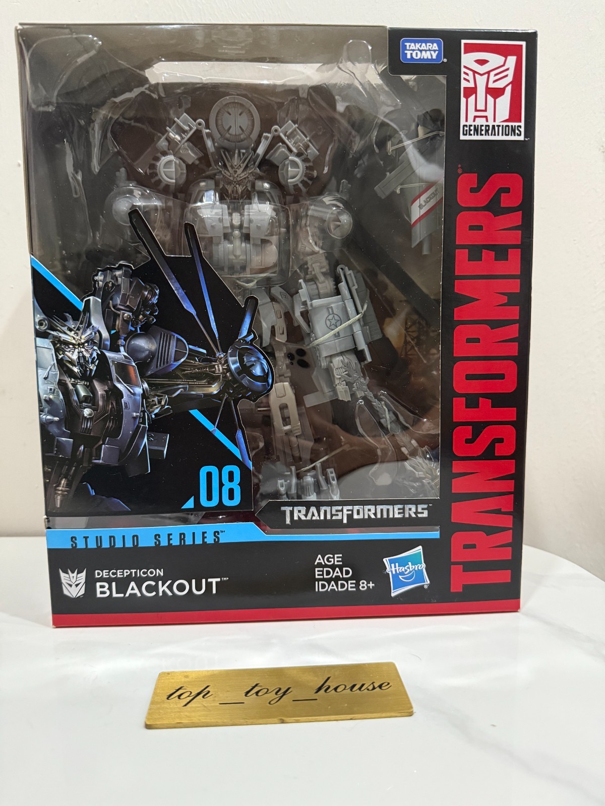 Official Hasbro Transformers Blackout Studio Series SS08 Deluxe Action Figure