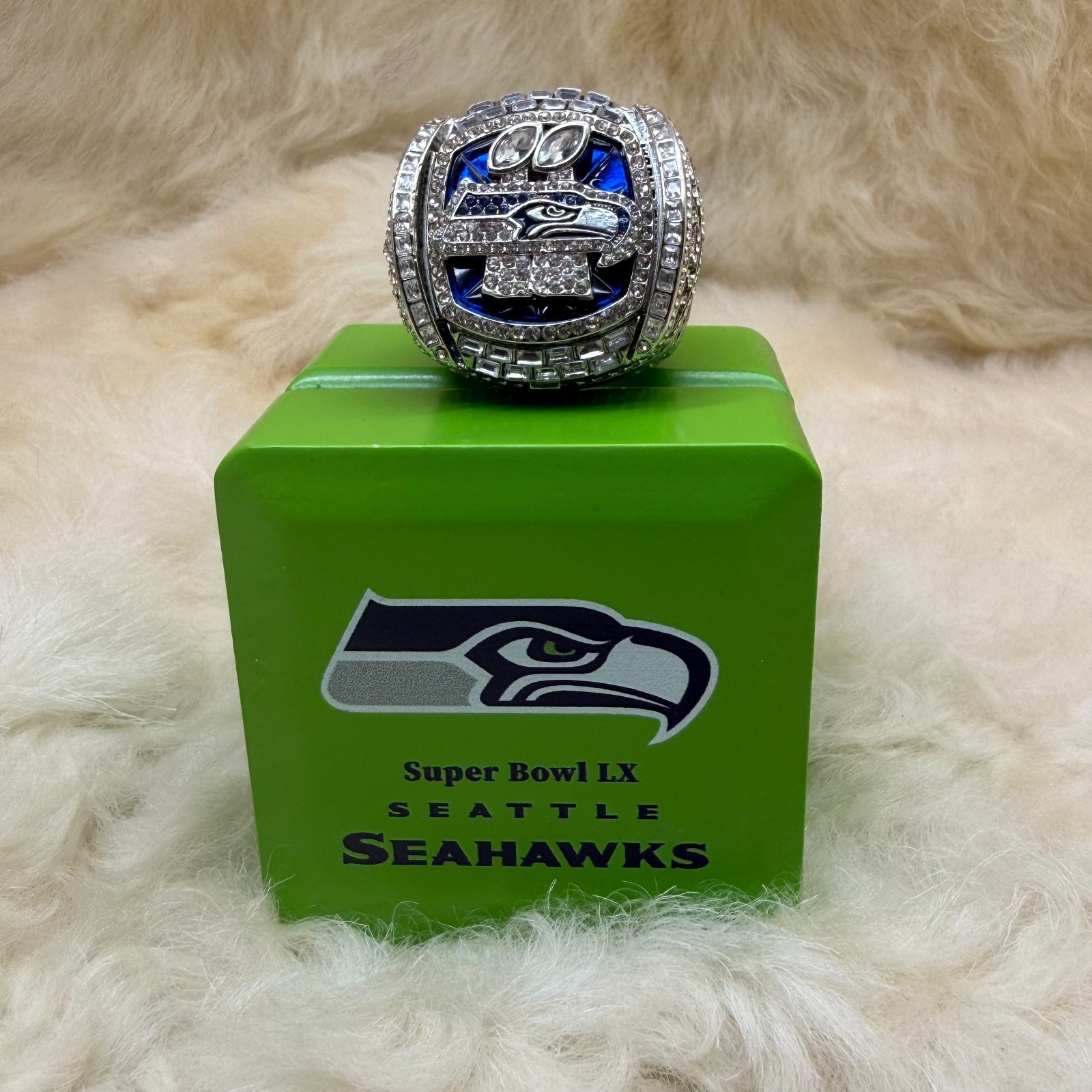 Seattle Seahawks 2026 Men's Football Ring Size 11 - Player # 9