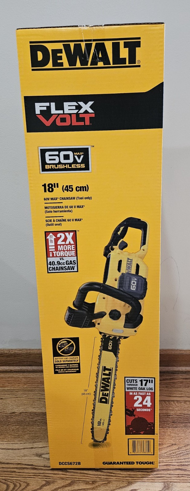 New DeWALT FlexVolt 60V MAX 18 in 18\