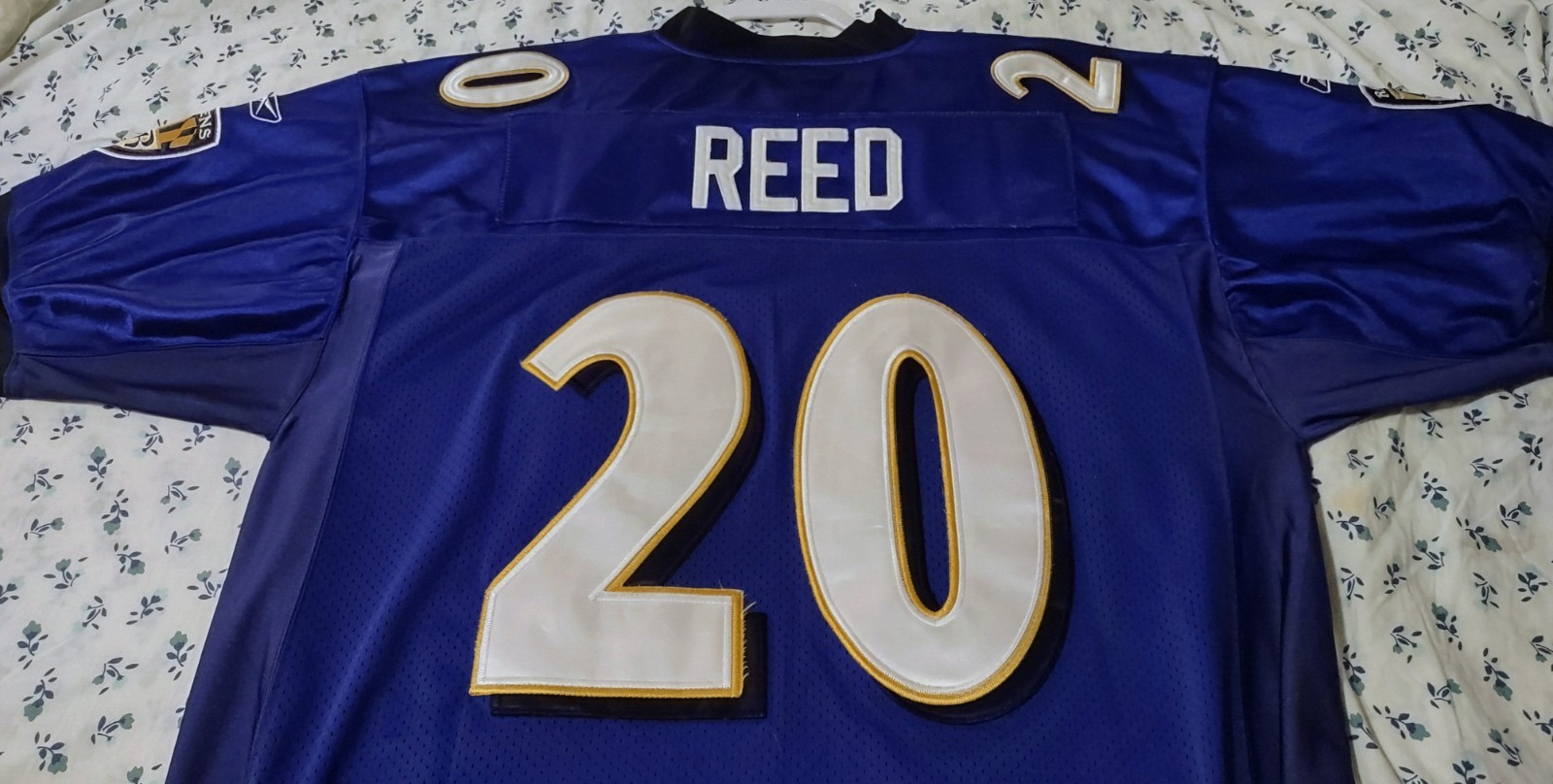Vintage Baltimore Ravens Ed Reed #20 Reebok On Field Jersey Sz 54 NFL Stitched Vintage Baltimore Ravens Ed Reed #20 Reebok On Field Jersey Sz 54 NFL Stitched
