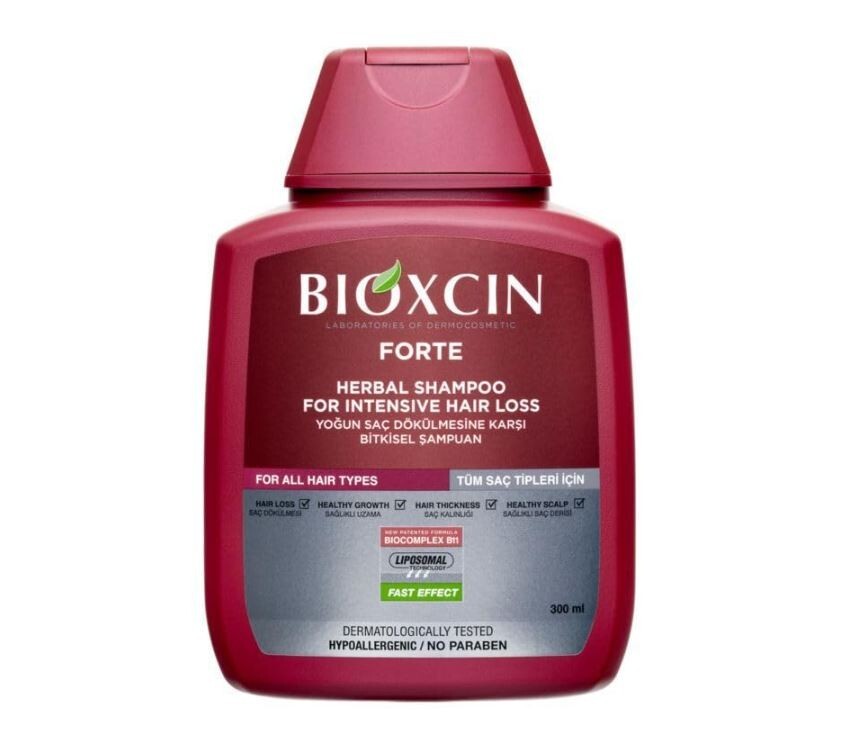 Bioxcin Forte Herbal Shampoo Against Hair Loss All Hair Types 300 ml
