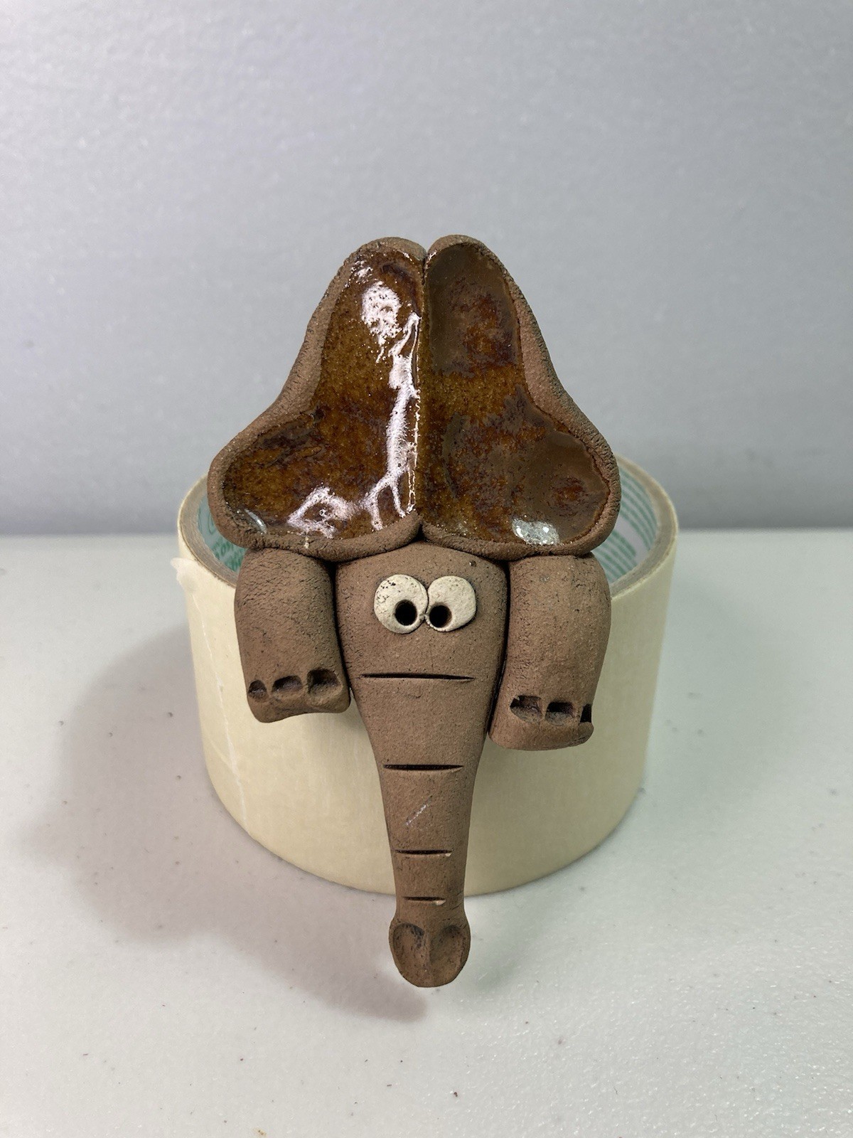 Vintage Whimsical Elephant For Potted Plants Pot Hugger Pot Hanger  Pot Sitter 