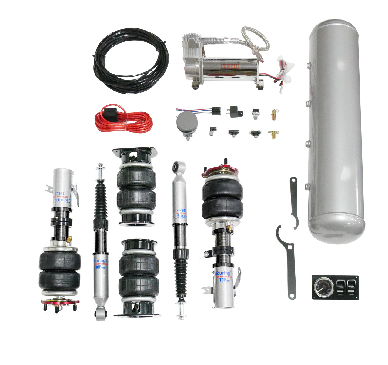 TOPair Air Struts Air Bag Suspension w/ VITAL Management for 05-14 Mustang TOPair Air Struts Air Bag Suspension w/ VITAL Management for 05-14 Mustang