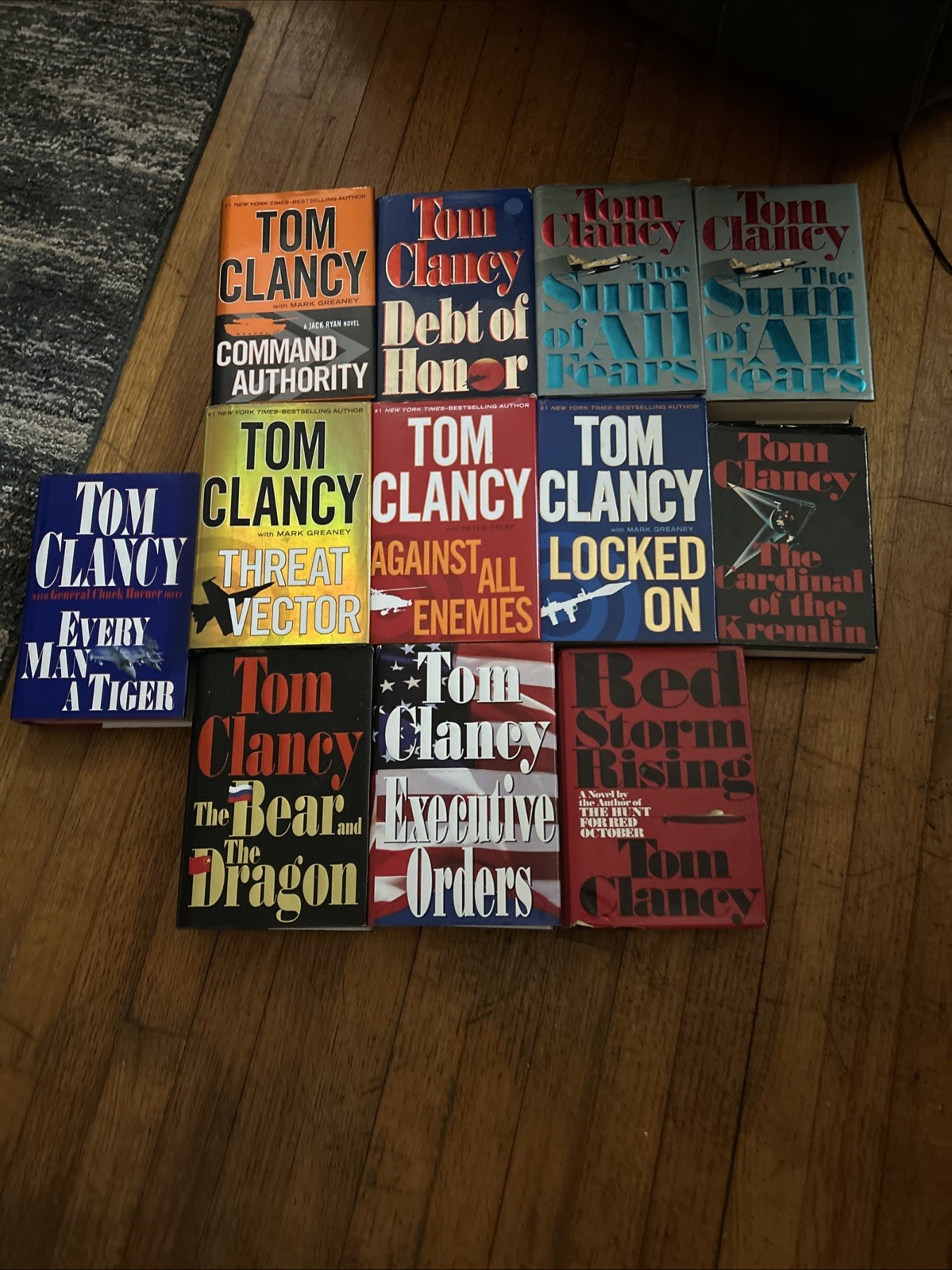 TOM CLANCY LOT OF 11 HC Novels 12 Total 1st Ed 1st TOM CLANCY LOT OF 11 HC Novels 12 Total 1st Ed 1st