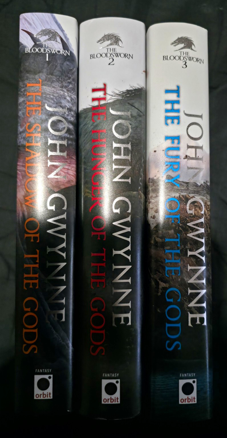 The Bloodsworn Saga by John Gwynne Deluxe Hardcover, Sprayed Edges, Never Read The Bloodsworn Saga by John Gwynne Deluxe Hardcover, Sprayed Edges, Never Read
