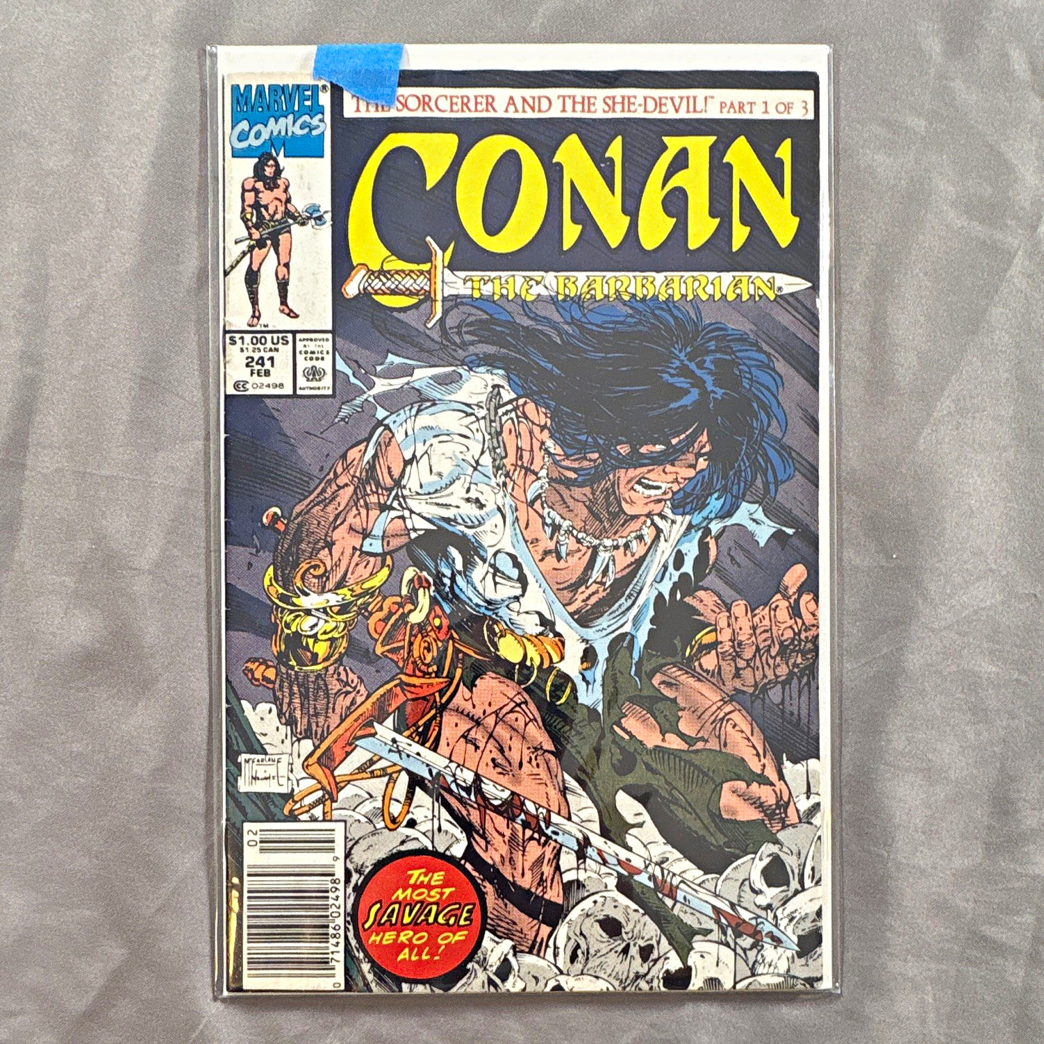 Marvel Comics Conan the Barbarian #241 The Sorcerer and the She-Devil McFarlane