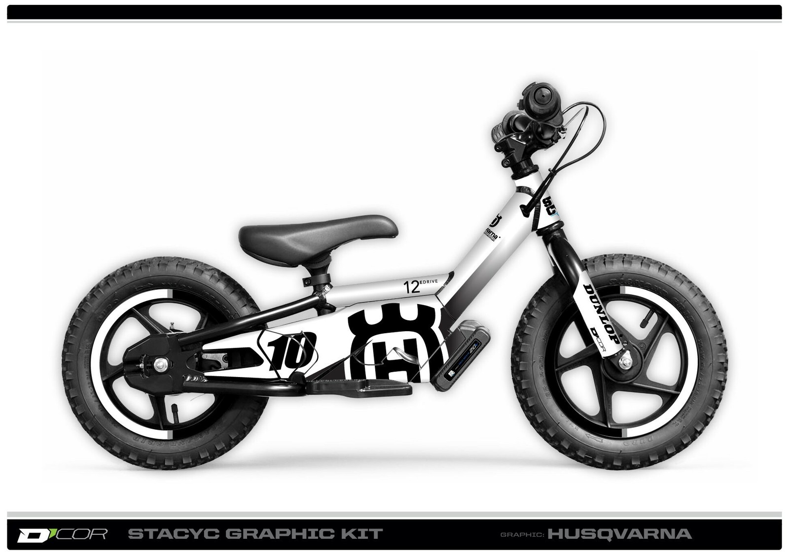 Dcor Husqvarna Stacyc Graphic Kit 12in & 16in 10-80-206