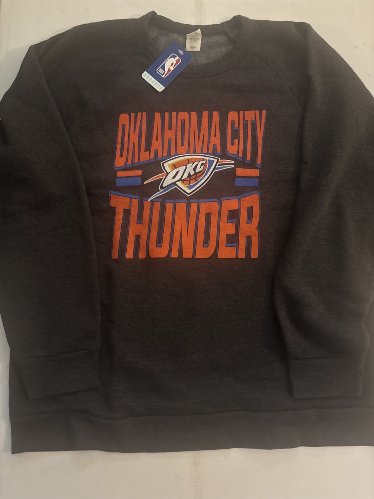NWT Blue 84 Brand Oklahoma City OKC Thunder NBA Sweatshirt 2XL