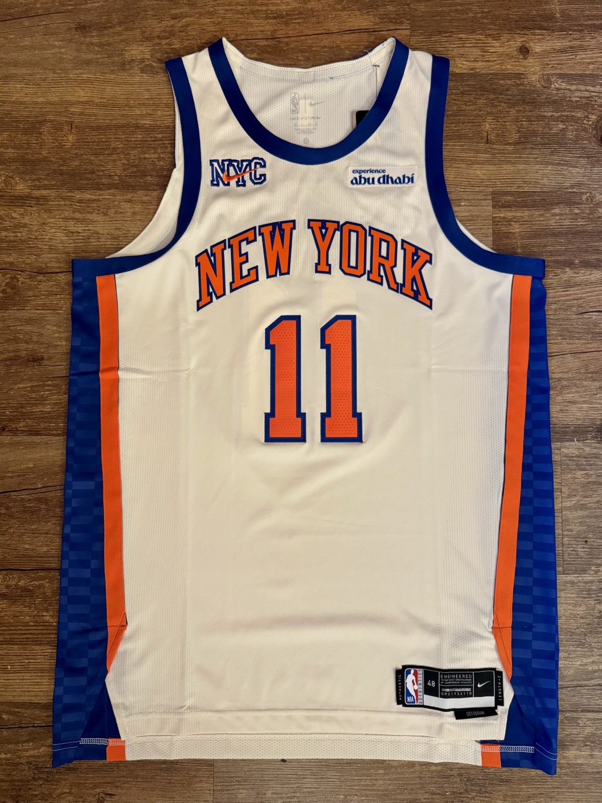 Jalen Brunson New York Knicks Authentic Nike 2026 City Jersey Size 48 - NWT Jalen Brunson New York Knicks Authentic Nike 2026 City Jersey Size 48 - NWT